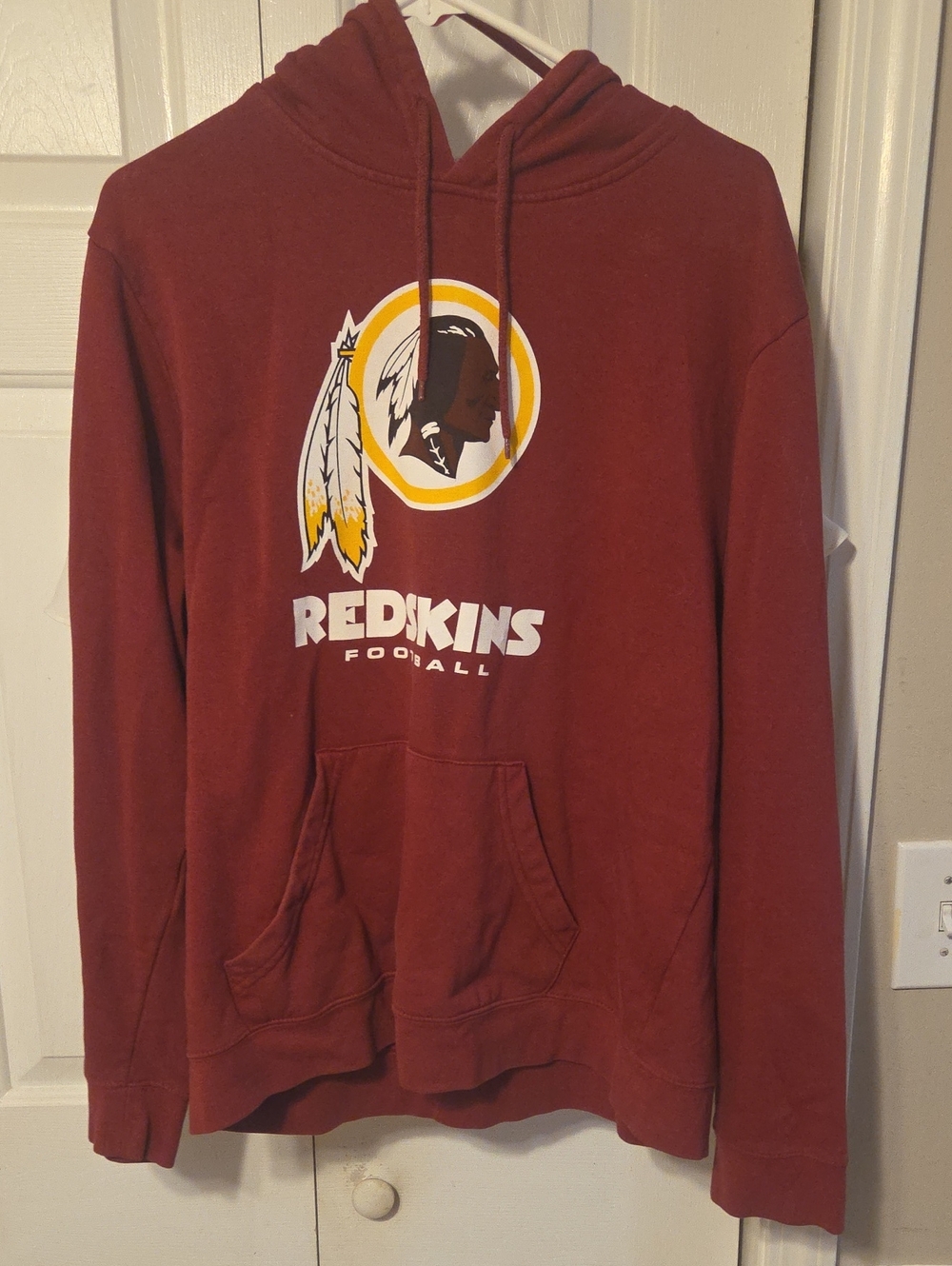 Majestic Maroon Zip-Up Hoodie with Team Graphic
